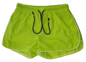 Pantaloncini sportivi nuovi con etichette jogging cotone su Becca verde luminoso protezione umidità rete taglia 2 sm - Foto 1 di 4
