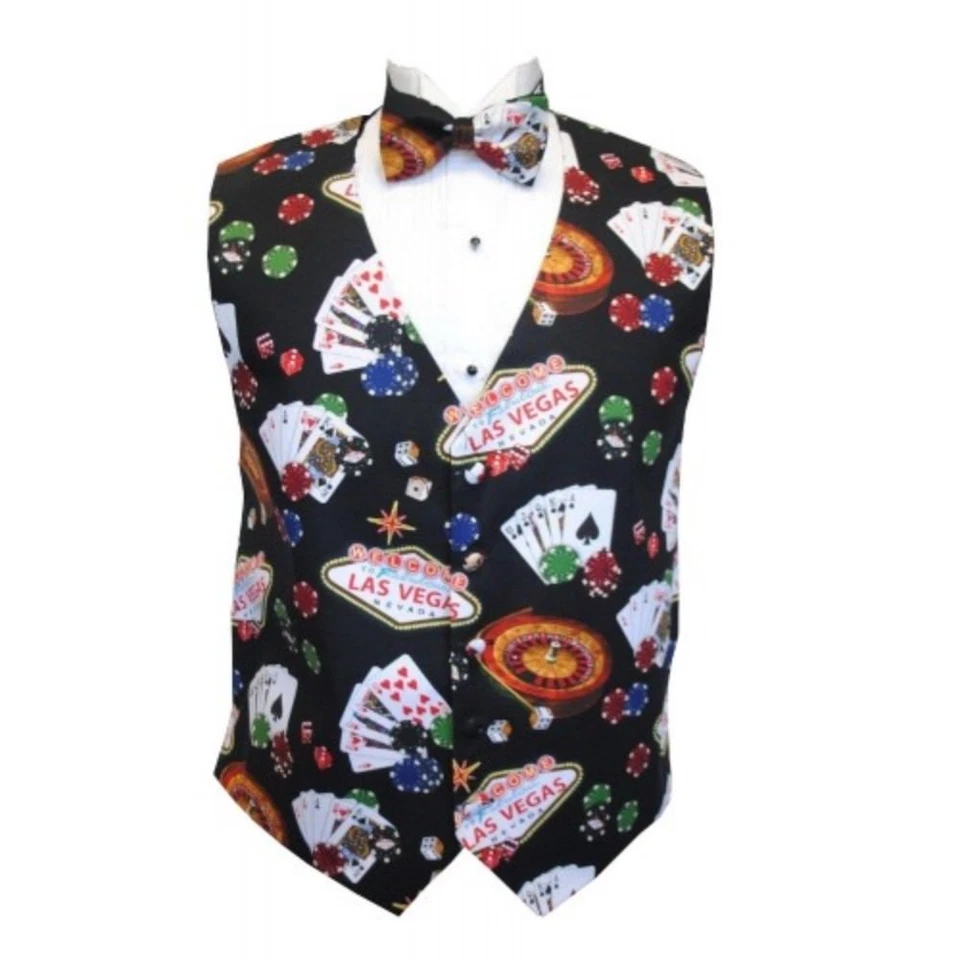 Casino Royale Tuxedo Vest and Bow Tie - Image 1 of 1
