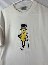 Vintage Stanley Desantis T Shirt Mr. Peanut Single Stitch Promo USA Large 90s