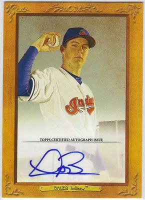 TREVOR BAUER 2013 TOPPS TURKEY RED AUTOGRAPH Ser. #19/20 NM-MT Condition - Image 1 of 2
