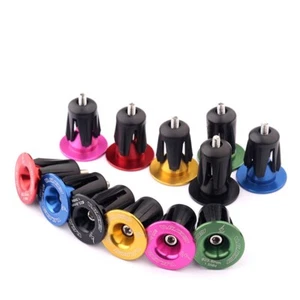 Fahrrad Lenker Endstopfen Lenkerkappe Lenkerstopfen Lock-On Stöpsel 1 Paar - Bild 1 von 49