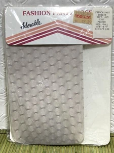 Vintage Fashion Pantyhose French Knot Pewter Med/Tall 140-175 Lbs TG&Y - Picture 1 of 5