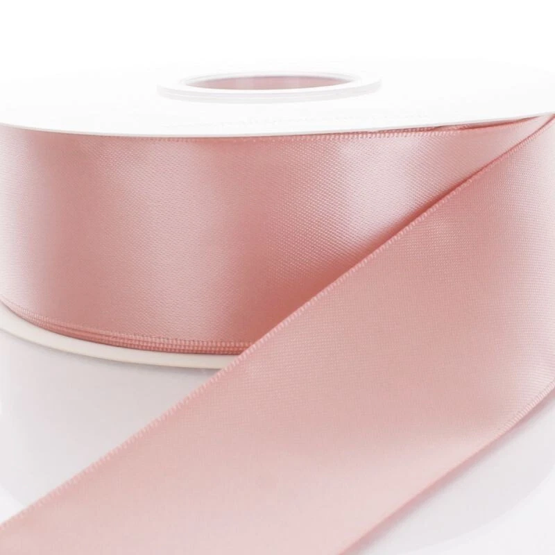 Rose Gold Satin Ribbon, 3/8 Inches x 10 Yards Rose Pink Fabric Ribbon for Gift W - Image 1 of 1