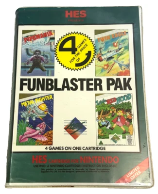 Funblaster Pak Nintendo HES NES Boxed PAL Piggy Back *Complete* #2 - Image 1 of 4