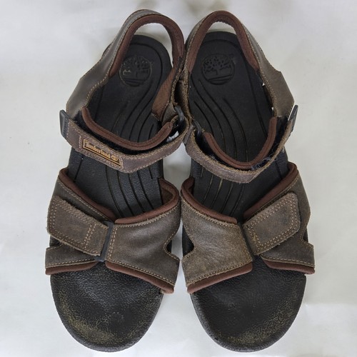 Timberland sandali da campeggio uomo marroni con cinturino sandali da campeggio outdoor taglia 14 M