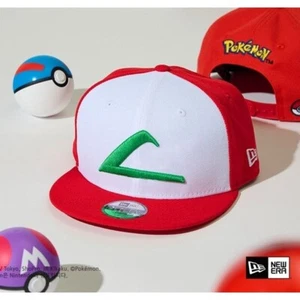 New Era Kids x Ash Pokemon 92 Child Youth Snapback Cap Hat Red Kids 9Fifty - Picture 1 of 6