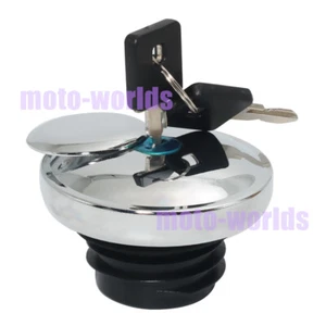 Fuel Gas Tank Cap Cover Key Fit for Harley DYNA LOW RIDER FXDL 1GDV 2000-2005 - Picture 1 of 8