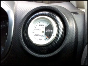 Seat Leon MK2 Lüftungsmessgerät Halter Kohlefaser Effekt ABS - Bild 1 von 10