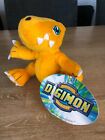 Vintage Digimon Agumon Play by Play 7" Soft Toy Tagged