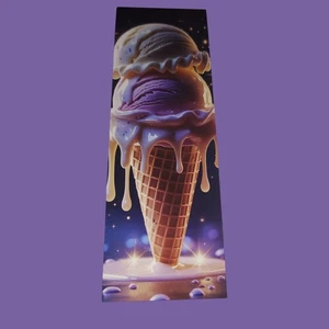 Photo Digital Product Ice Cream Delight Bookmark – Dessert Lover Gift - Picture 1 of 1