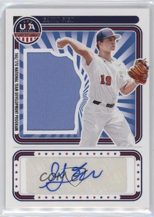 2024 Stars and Stripes USA Signatures Silhouettes Gavin Fien (Blue Ink) Auto - Image 1 of 2