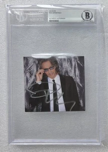 RICK SPRINGFIELD CD INSERT BAS BECKETT COA SIGNED SLABBED HANDSIGNIERT SÄNGER - Bild 1 von 5