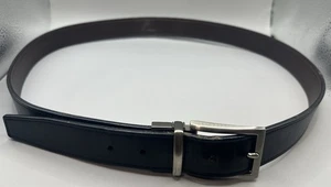 Coach Cintura Uomo Pelle Reversibile Pelle Nero/Marrone Taglia 40” - Foto 1 di 7