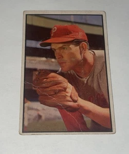 Bowman Color Robin Roberts 1953 #65 Salón de la fama - Imagen 1 de 2