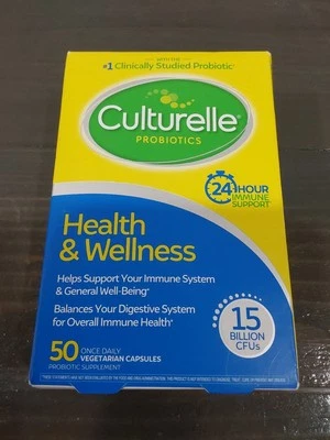 Culturelle Salud y Bienestar Suplemento Probiótico Diario para Hombres y Mujeres 50ct W Foto 1 de 4