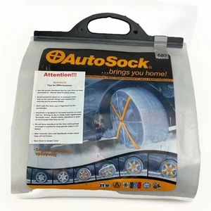 AutoSock 685 Pair Snowsocks. High Performance Winter Car Traction New Open Box - Picture 1 of 9