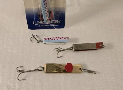 Luhr Jensen Super Duper 502 Rainbow Trout Fishing Lure Lot Of 4 Lures  - Image 1 of 4