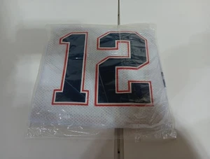 TOM BRADY Vintage Fully Stitched Super Bowl XLII NFL Jersey Pats White #12 Sz 50 - Picture 1 of 10