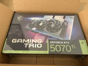 NEU VERSIEGELT MSI RTX 5070 Ti Gaming Trio OC 16GB GDDR7 Nvidia GeForce - Bild 1 von 2