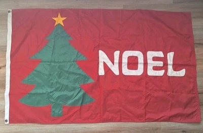 Christmas Tree Flag 3x5ft Holiday Noel Flagpole Rwd Green White - Image 1 of 4