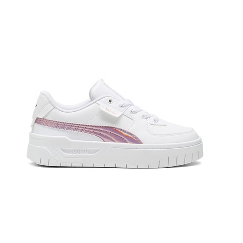 Scarpe casual sneakers PUMA Cali Dream iridescenti stringate giovani ragazze bianche 3966