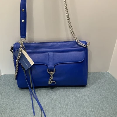 Bandolera Rebecca Minkoff Azul Brillante Palo Alto - Nueva con Etiquetas Foto 1 de 4