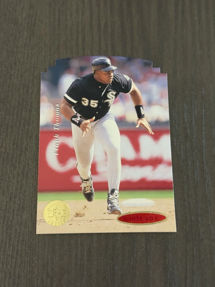 1995 Upper Deck SP Championship Series Die-Cut #140 FRANK THOMAS Card HOF - Image 1 of 2
