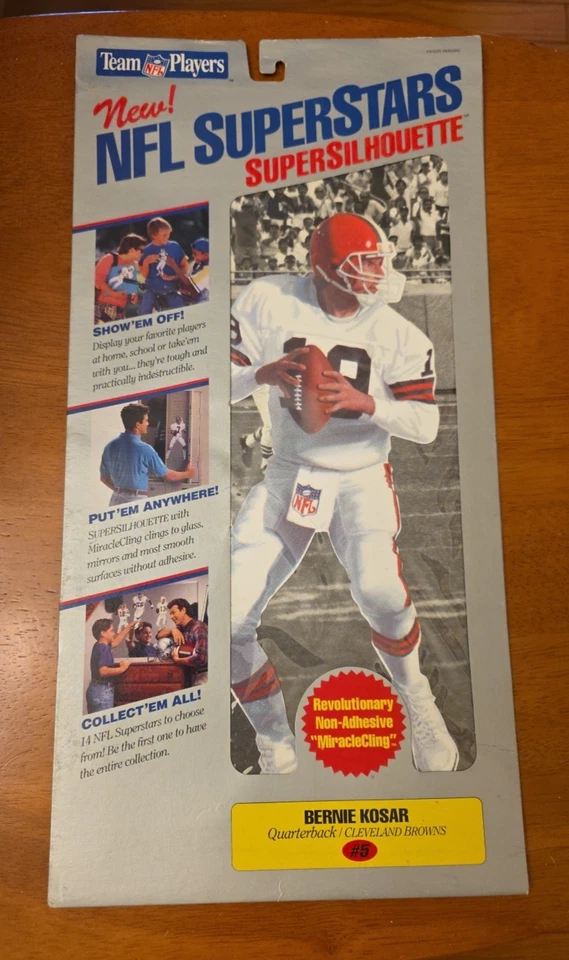 NUEVO BERNIE KOSAR NFL VINTAGE SUPERESTRELLAS BROWNS SUPER SILHOUETTE FATHEAD Foto 1 de 2