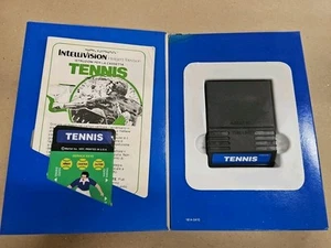 Italian Intellivision Video Game TENNIS. (Green Manual) Complete. - Picture 1 of 5