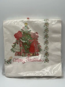 Vintage Holly Hobbie Weihnachten Servietten Party Zubehör Urlaub 12er Set Baum - Bild 1 von 6
