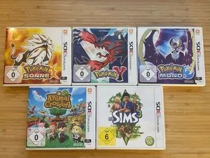 Nintendo 3DS Spiele - 5 Stück - Pokémon, Sims3, Animal Crossing - Bild 1 von 9