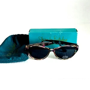 Diane Von Furstenberg Watercolor Blues Sunglasses V1150 UV400 Protection - Picture 1 of 13