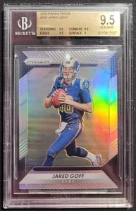 JARED GOFF 2016 PANINI PRIZM SILVER PRIZM RC #208 DETROIT LIONS BGS 9.5 HOF? - Picture 1 of 2