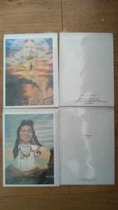 Job Lot 5 x Native American Indian Greetings Cards (New & Sealed) - EB0725 - Picture 1 of 1