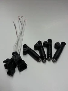 Inyectores Siemens Deka 60 lb cobalto SS LSJ 2.0 L adaptador inyector sobrealimentado - Imagen 1 de 1