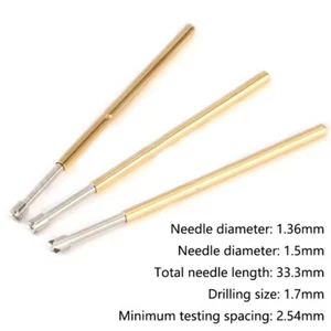 P100-Q2 Spear Spring Loaded Test Probe Round Pogo Pin 4-Claws (Diameter 1.36mm) - Picture 1 of 4