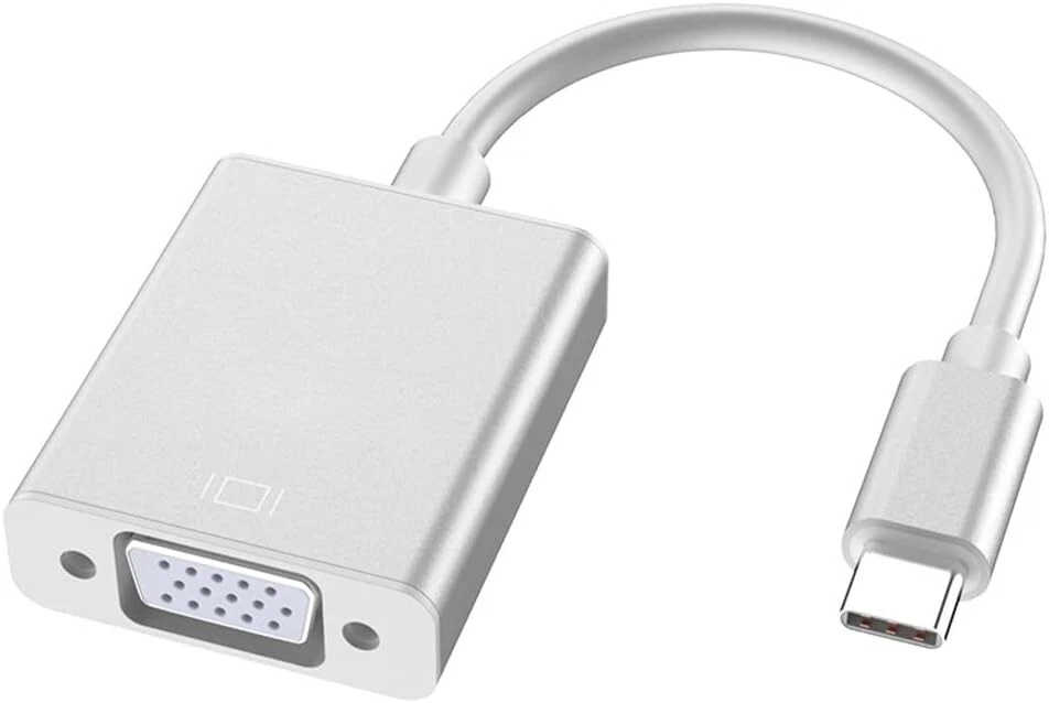 Adattatore USB-C a VGA da 1080p | Thunderbolt 3 | Compatibile con MacBook Pro, C - Immagine 1 di 1