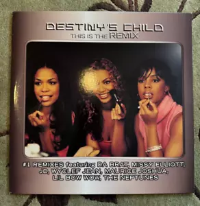 Destiny's Child "This Is The Remix" 2002 2X LP Compilation Promo - Wyclef Jean - Picture 1 of 6
