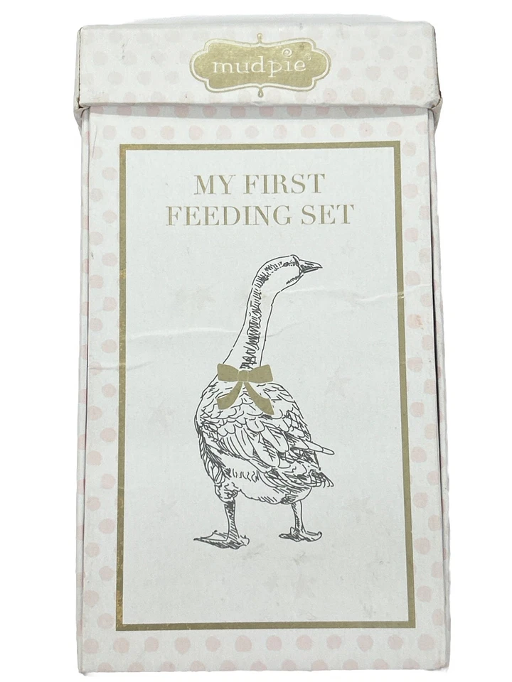 Mud Pie Girl My First Feeding Set Est 2019 Sweet Baby Silver Fork Spoon