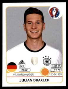 Panini Euro 2016 Julian Draxler Germany No. 254 - Picture 1 of 2