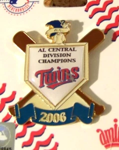 2006 Minnesota Twins AL Central Division Champions pin American League MLB - Picture 1 of 6