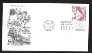 USA  SC # 3187a Polio Vaccine Developed  -Celebrate The Century- FDC . Artcraft - Picture 1 of 1