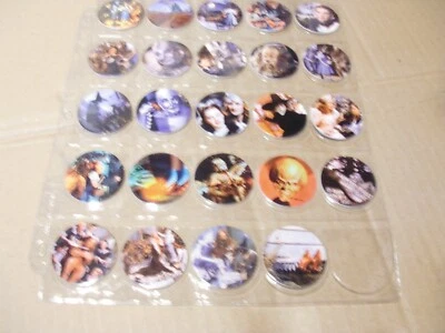POGS/MILKCAPS WIZARD OF OZ BY CYCLONE  COMPLETE SET OF (24) - Image 1 of 4