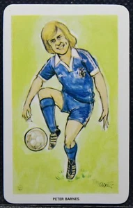 1979 Venorlandus Our Heroes Flik-Cards #12 Peter BARNES Soccer Card - Bild 1 von 2