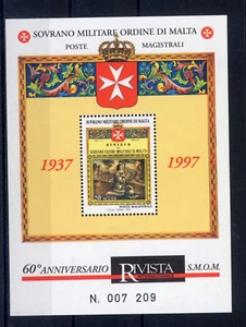 SMOM - 1997 - 60. Jahrestag der Veröffentlichung der Zeitschrift S.M.O.M. - postfrisch ** - Bild 1 von 1