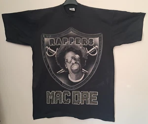 Mac Dre Rapper T-Shirt Oakland Raiders T-Shirt Vintage Very Rare 3XL Tall Heavy - Picture 1 of 5