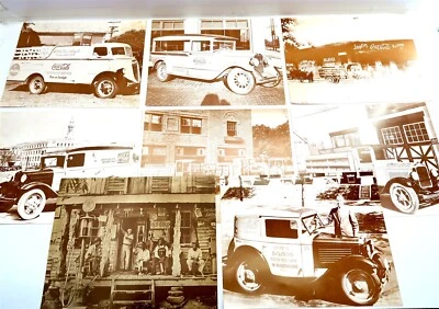 Lot of 8 Vintage COCA-COLA Photograph Reprints 11" x 14" Old Advertising Prints - Image 1 of 4