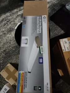 Moroccan 48 in. x 10 in. Satin N. CCT Selectable LED Flush Mount Ceiling Light - Picture 1 of 1