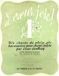 A coeur joie 1 / dix chants de plein air hermonisés pour coeur mixte par - Picture 1 of 1
