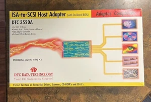 DTC DATA TECHNOLOGY 3520A ISA TO SCSI HOST ADAPTER W/ BOOT BIOS - 1997 Vintage - Afbeelding 1 van 7